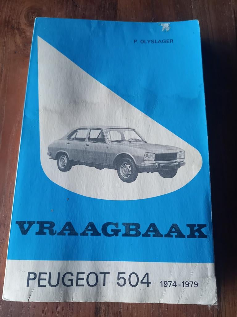 Vraagbaak PEUGEOT 504 L  GL  TI  BREAK vanaf 1974, Ophalen of Verzenden
