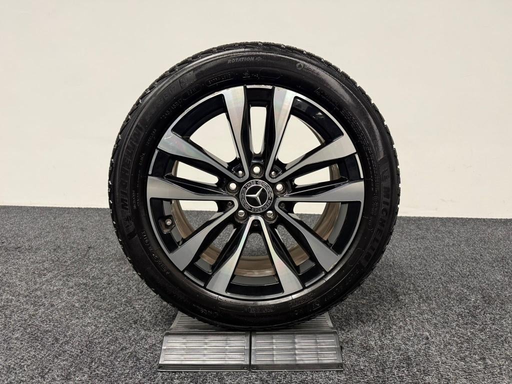 Originele Mercedes C klasse winter breedset 245/45R17 + TPMS, Auto-onderdelen, Banden en Velgen, Ophalen, Banden en Velgen, 17 inch
