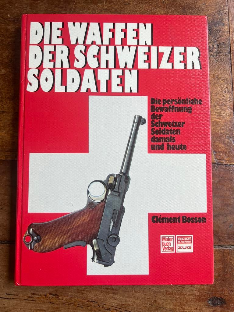 Naslagwerk boek Zwitserse infanterie wapens Luger P08 etc, Verzamelen, Militaria | Tweede Wereldoorlog, Ophalen of Verzenden, Nederland