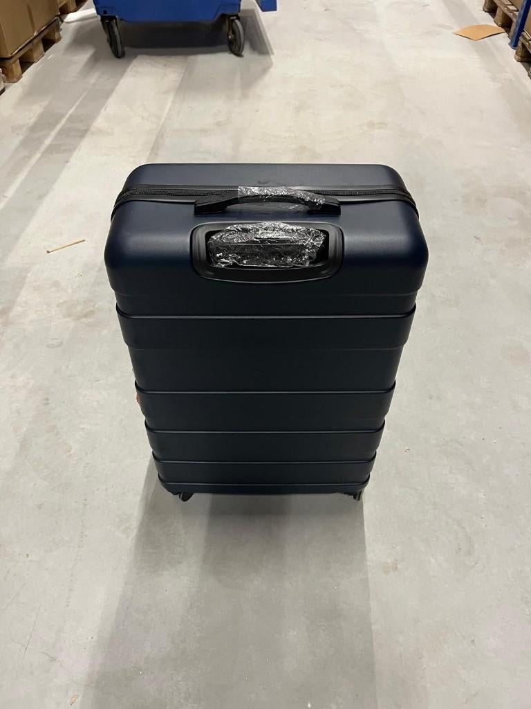 Reiskoffer groot 76x49x27 - 100L - Norix - midnight blue, Wieltjes, Hard kunststof, 45 tot 55 cm, Ophalen of Verzenden