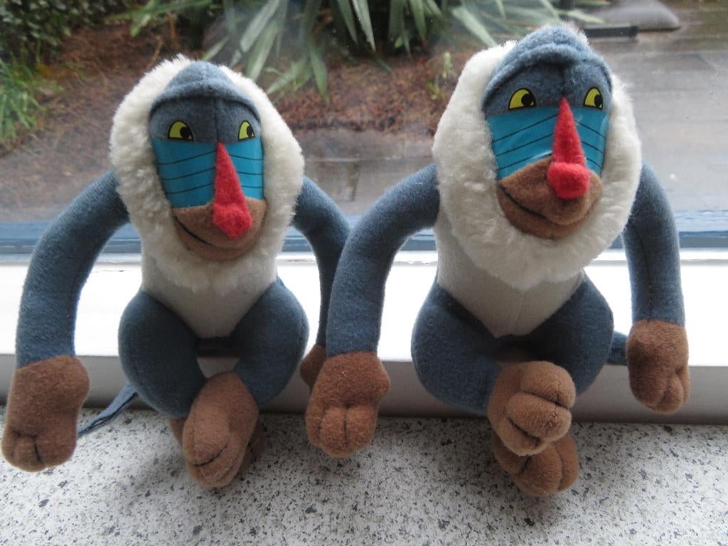 Aap of aapje Mandril Mc Donalds Happy Meal uit 1998 Disney, Ophalen of Verzenden, Zo goed als nieuw