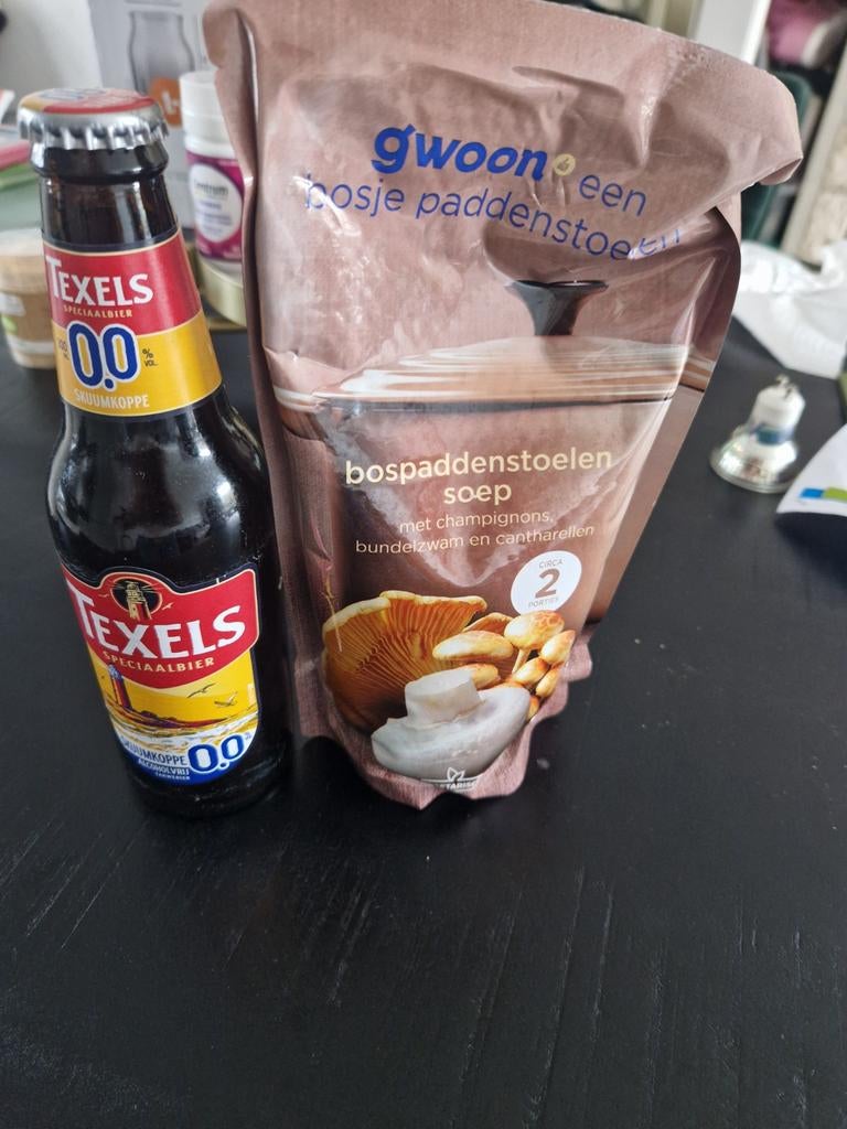 Soep en bier 0%, Ophalen