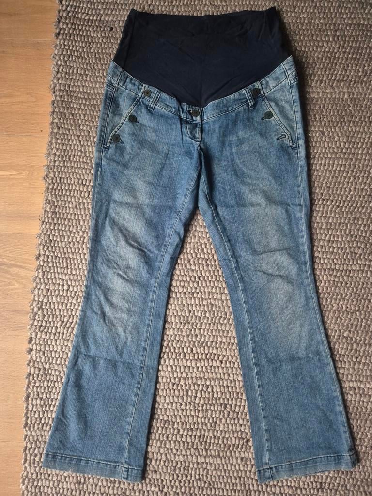 4 zwangerschapsbroeken maat 42-44-L, 3 jeans 1 pakbroek, Kleding | Dames, Spijkerbroeken en Jeans, Zo goed als nieuw, W33 - W36 (confectie 42/44)