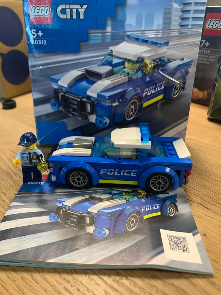 Lego City 60312 Politieauto - Compleet met doos, Ophalen of Verzenden, Zo goed als nieuw, Complete set, Lego