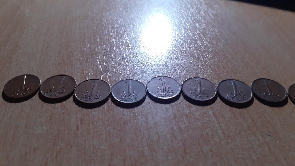 1 cent Juliana serie 1959 t/m 1975, Postzegels en Munten, Munten | Nederland, Ophalen of Verzenden, Koningin Juliana, Overige waardes