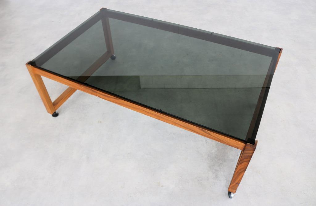 vintage salontafel | tafel | jaren 60 | Zweeds, Gebruikt, 100 tot 150 cm, Verzenden, .