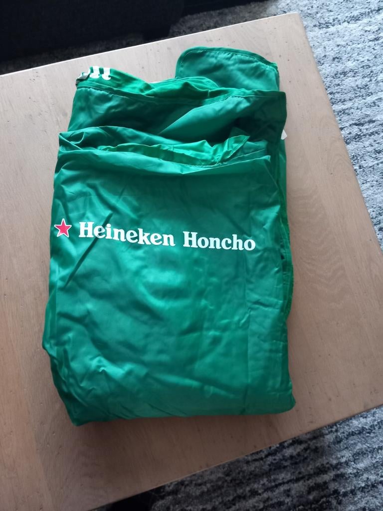 Groene Heineken Honcho oftewel poncho nieuw, Ophalen of Verzenden, Nieuw, Groen, Overige typen