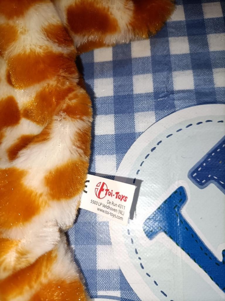 Giraffe handpop Toi-toys, Ophalen of Verzenden, Zo goed als nieuw, Overige typen
