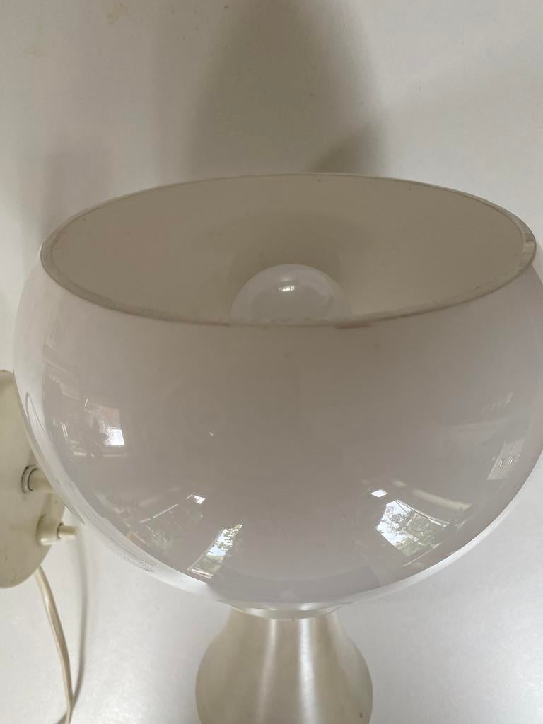 Herda Diabolo witte wandlamp Space Age, Huis en Inrichting, Lampen | Wandlampen, Space Age, Gebruikt, Ophalen of Verzenden, Herda