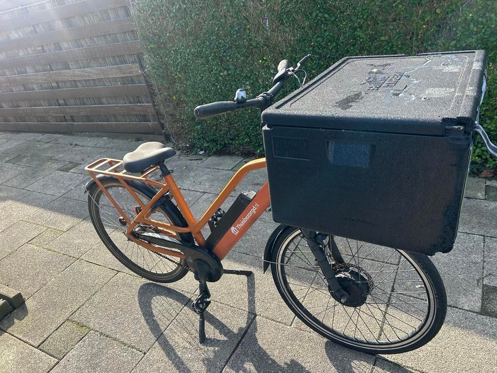 Bezorgfiets - Ideaal voor maaltijdbezorging!, Fietsen en Brommers, Elektrische fietsen, Gebruikt, 55 tot 59 cm, 30 tot 50 km per accu