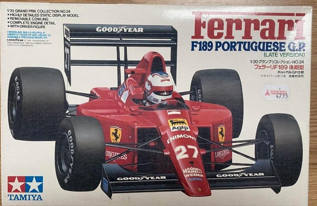 FERRARI F 189 Portugese GP Schaal 1:20, Hobby en Vrije tijd, Modelbouw | Auto's en Voertuigen, Auto, Groter dan 1:32, Nieuw, Ophalen of Verzenden