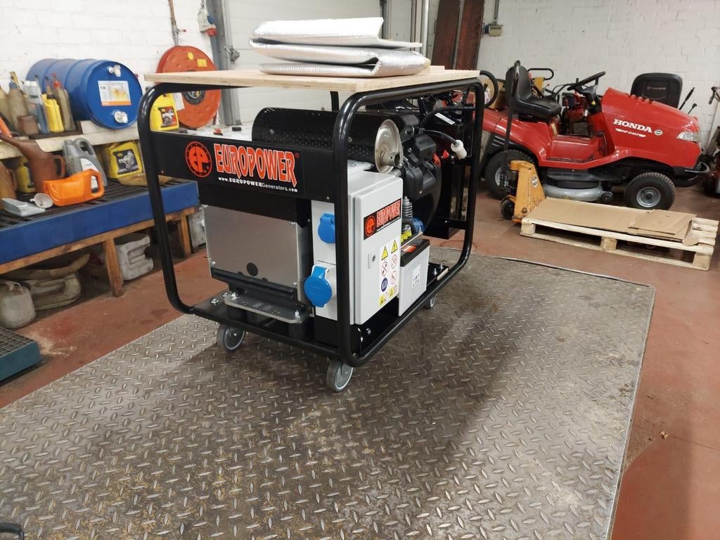 Europower EP12000TE Generator - 12kva 48 ampere, Ophalen of Verzenden, Gebruikt