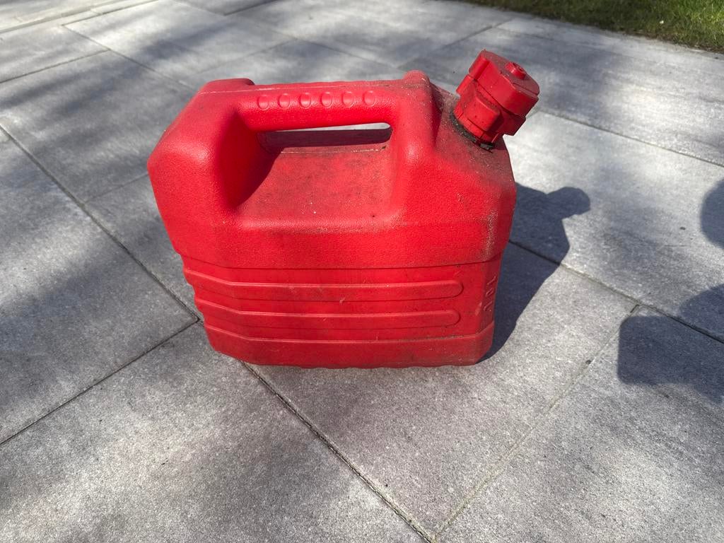 Rode jerrycan - 10 liter, Auto-onderdelen, Brandstofsystemen, Gebruikt, Ophalen of Verzenden