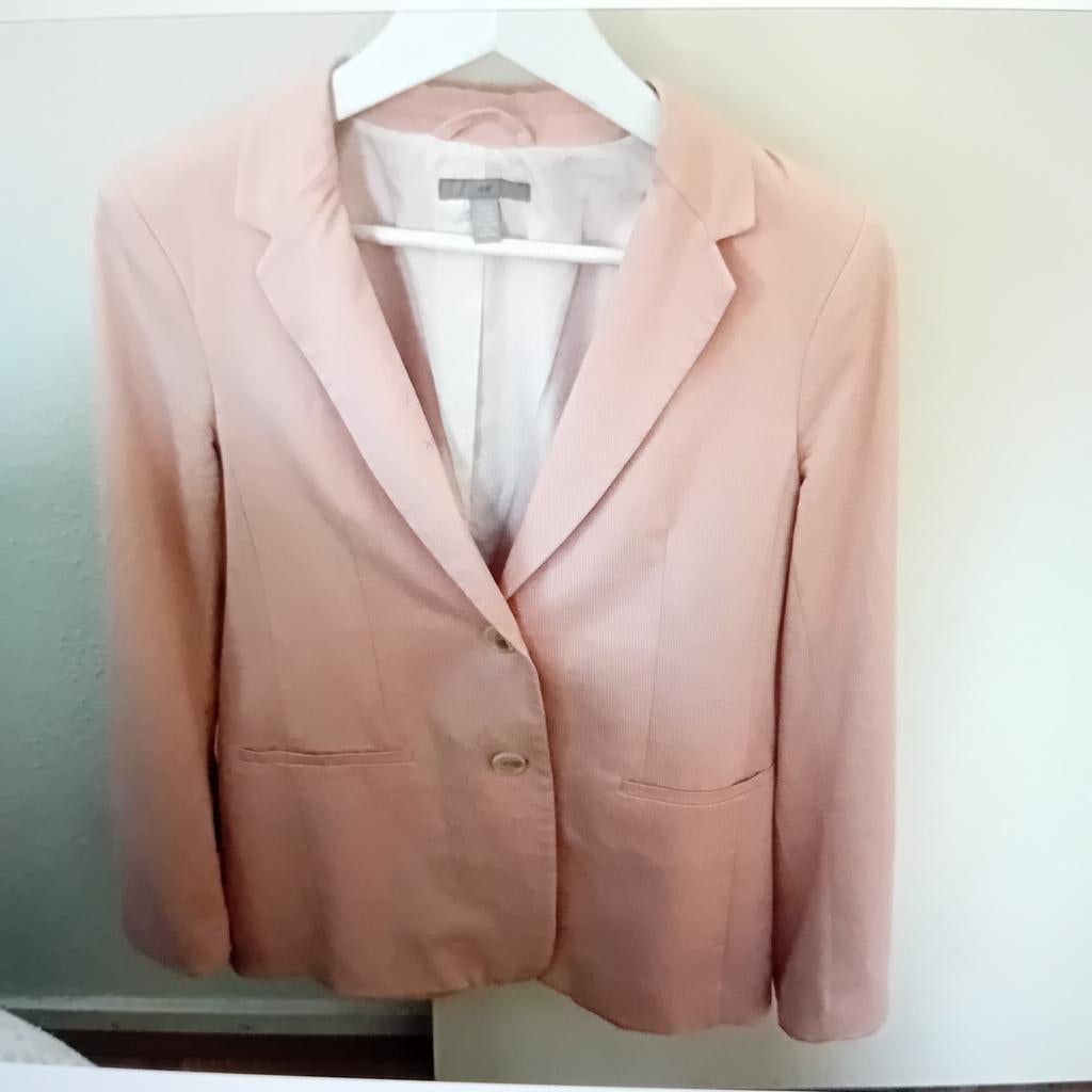 Dames Colbert Rosé - H&M Jasje Maat (XXS, Maat 38/40 (M), H&M, Ophalen of Verzenden, Zo goed als nieuw