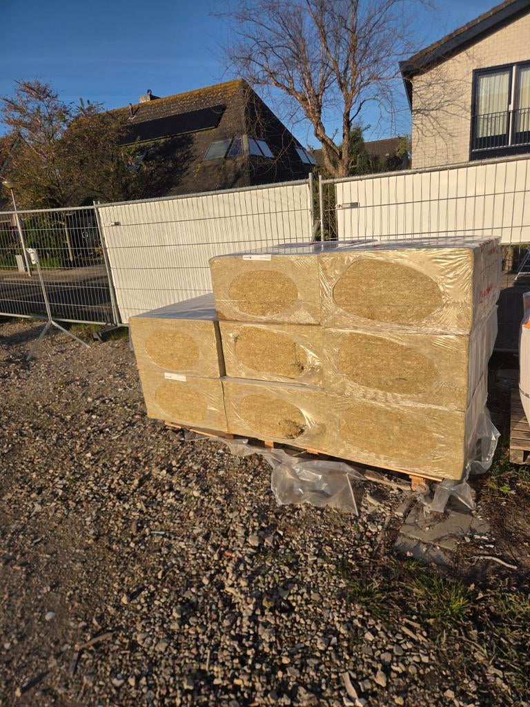 Rockwool isolatie, 12 cm of meer, Nieuw, Steenwol, Ophalen of Verzenden