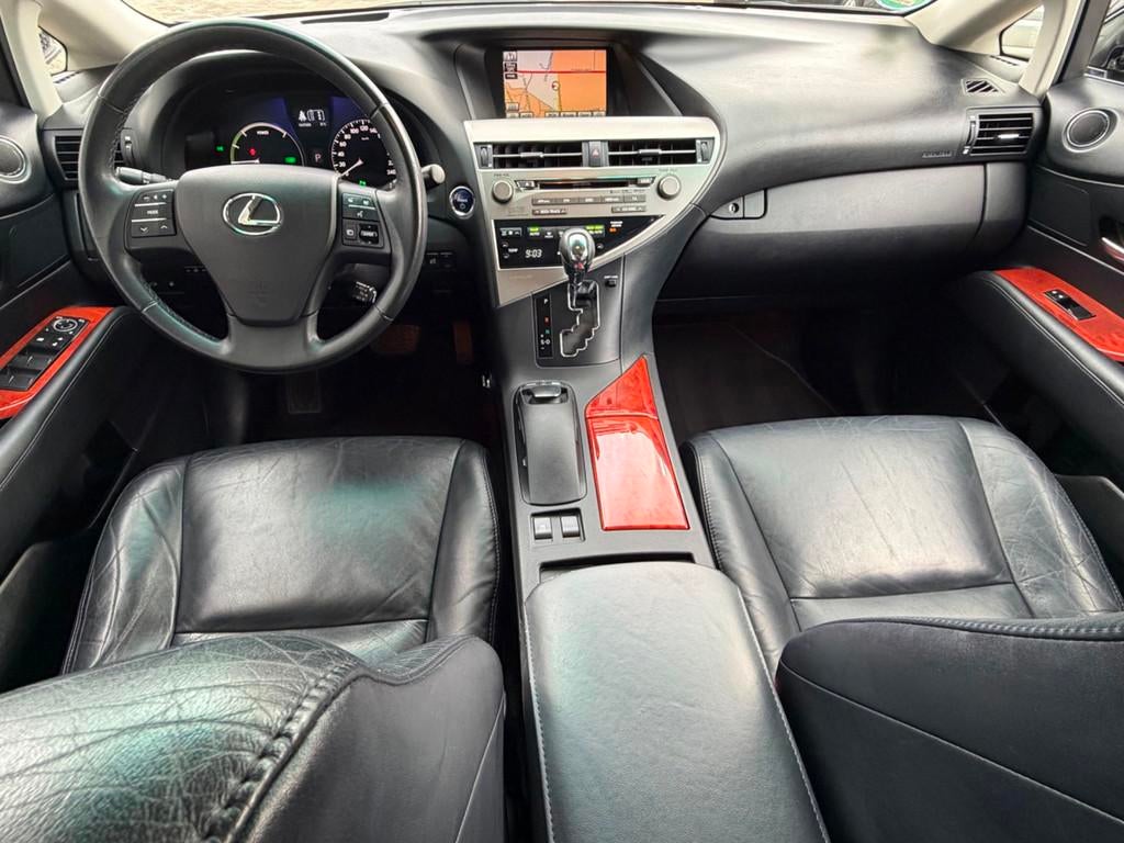 Lexus RX 450h 4WD Tech, NAP, HUD, Trekhaak, Camera, Mark Lev, 249 pk, Gebruikt, Zwart, 2000 kg