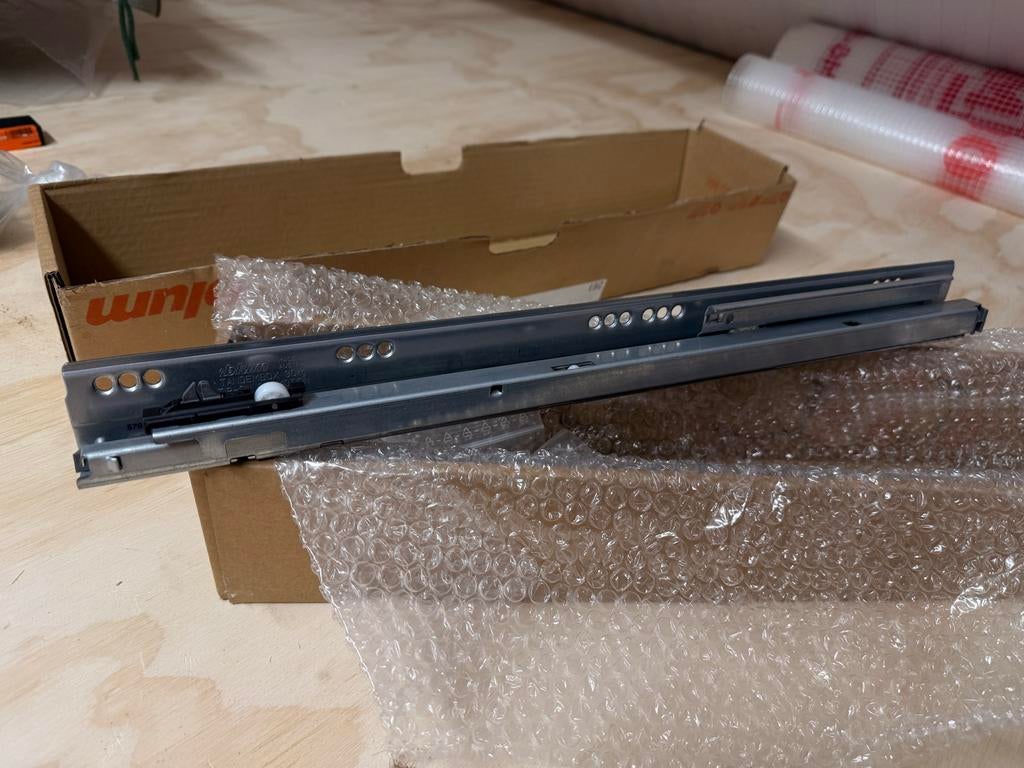 Blum Tandembox ladegeleiders 30x45x500mm  - Nieuw in doos, Ophalen, Nieuw, IJzer, Overige typen