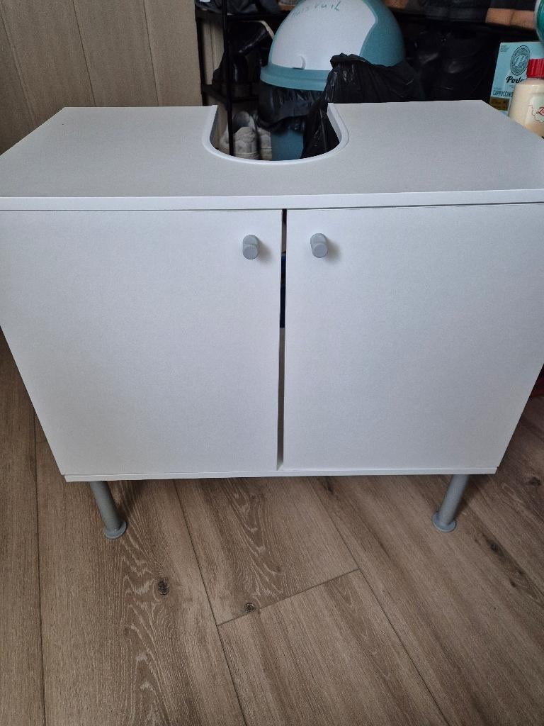 Badkamer kasje voor onder de wasbak, Ophalen, 50 tot 100 cm, Zo goed als nieuw, Minder dan 100 cm