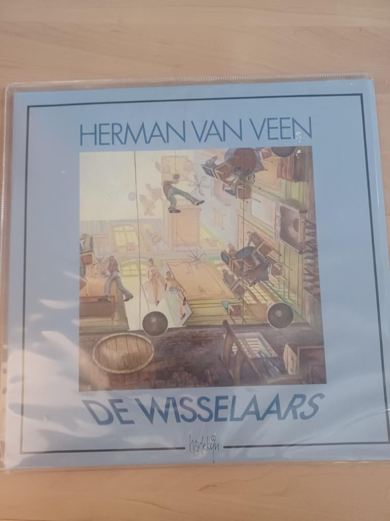 Herman van Veen - De Wisselaars & Zolang de voorraad, Ophalen of Verzenden, Gebruikt, 12 inch, Overige genres