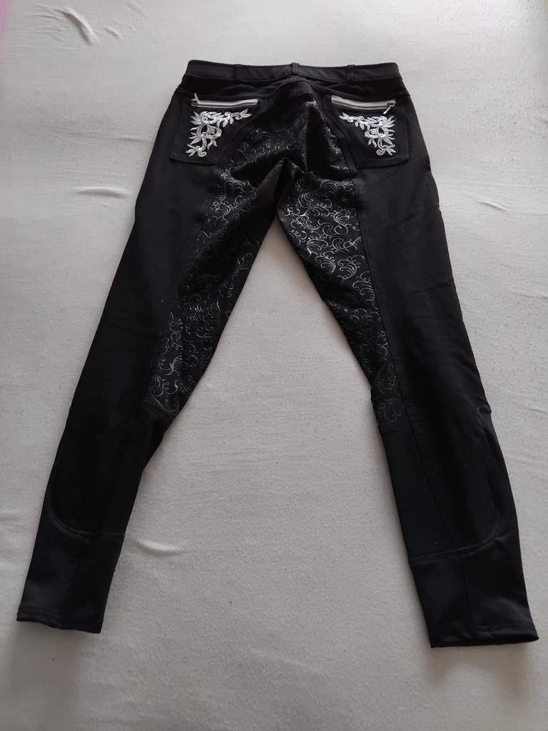 Zwarte rijbroek met siliconen fullsit. Maat 40, Dieren en Toebehoren, Ophalen of Verzenden