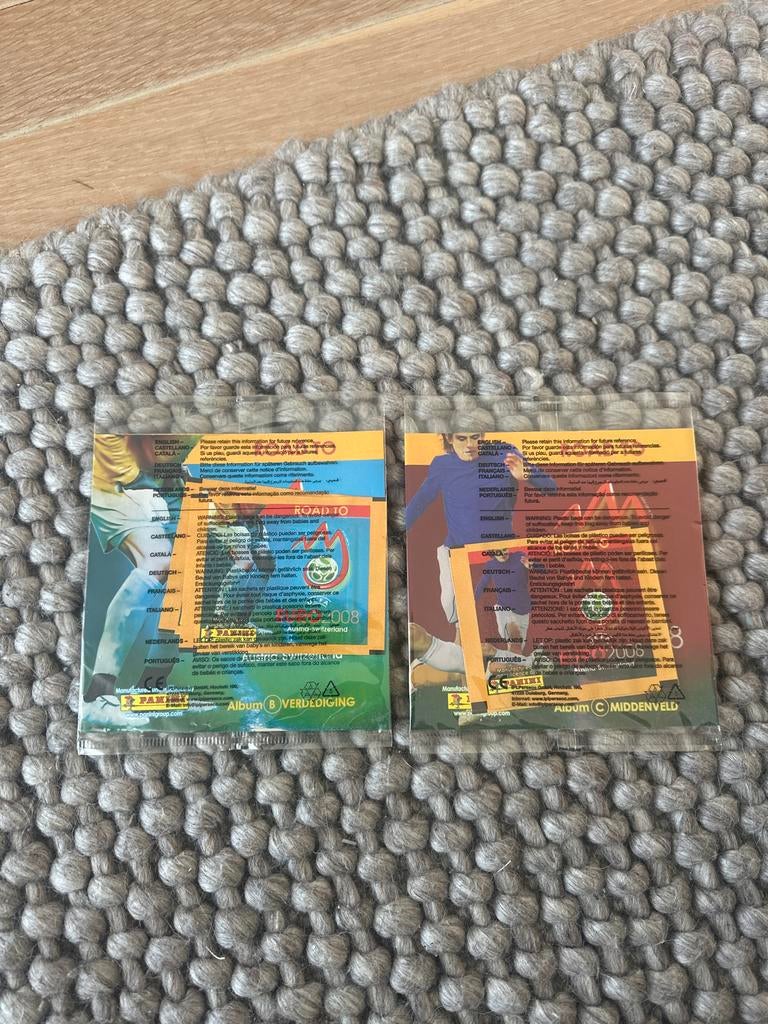 Panini Euro 2008 Stickerzakjes McDonald's, Ophalen of Verzenden, Nieuw, Meerdere stickers