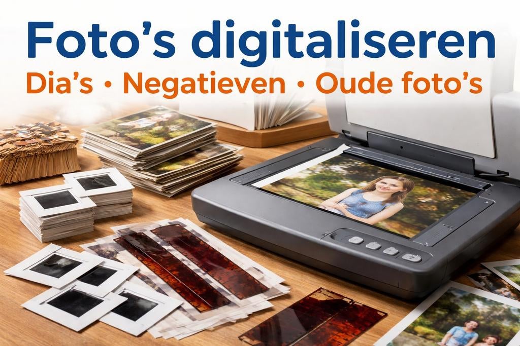 Oude foto’s digitaliseren – hobby & goedkoop!, Audio, Tv en Foto, Fotoalbums en Accessoires, Ophalen of Verzenden