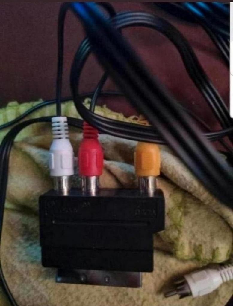 video naar SCART-adapter bieden gebruikt met kabel bieden, Audio, Tv en Foto, Audiokabels en Televisiekabels, Ophalen of Verzenden