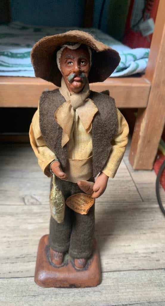 Santons Yolande France terracotta beeldje, Ophalen of Verzenden, Zo goed als nieuw