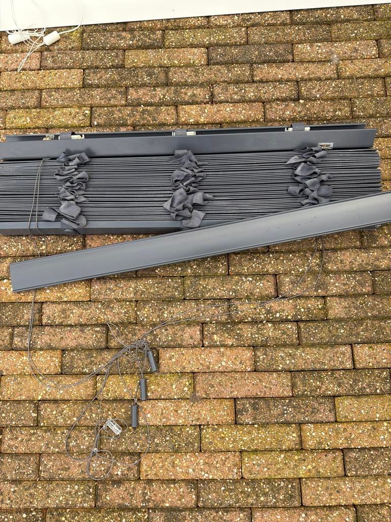 Rolgordijn 80 cm breed - Grijs, Gebruikt, Grijs, 150 tot 200 cm, 50 tot 100 cm