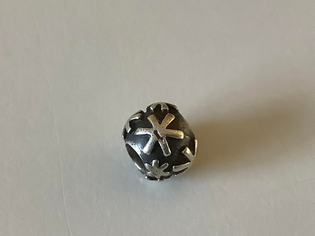Trollbeads sneeuw, retired zilver., Ophalen of Verzenden, Zo goed als nieuw, Zilver, Trollbeads