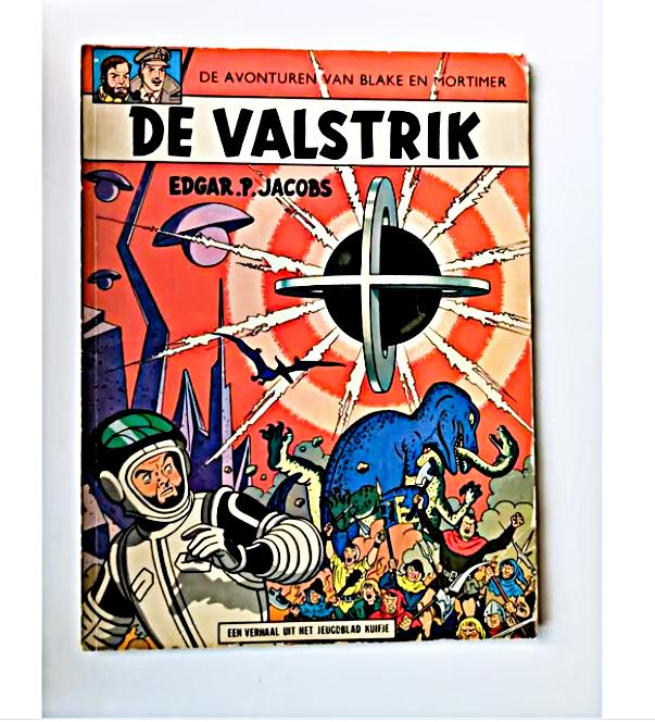 de avonturen van blake mortimer- de valstrik nr.8 uit 1972, Gelezen, Edgar P. Jacobs, Eén stripboek, Ophalen of Verzenden