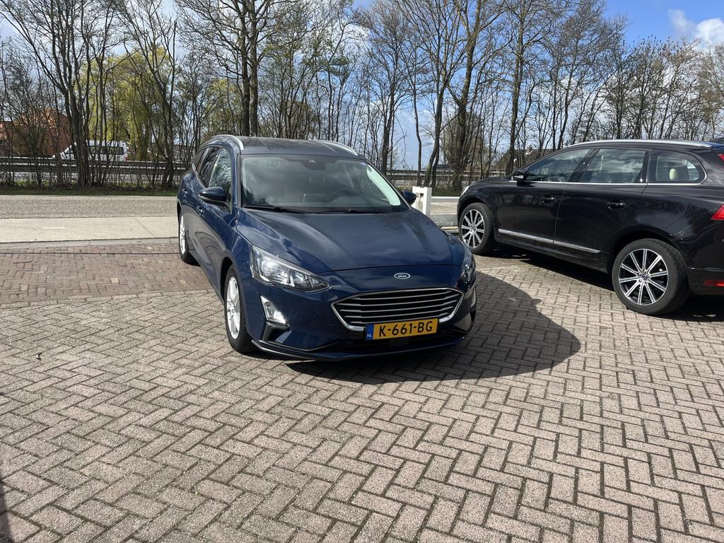 Ford FOCUS Wagon 1.0 EcoBoost Hybrid Trend Edition Business, Stof, Gebruikt, Blauw, Origineel Nederlands