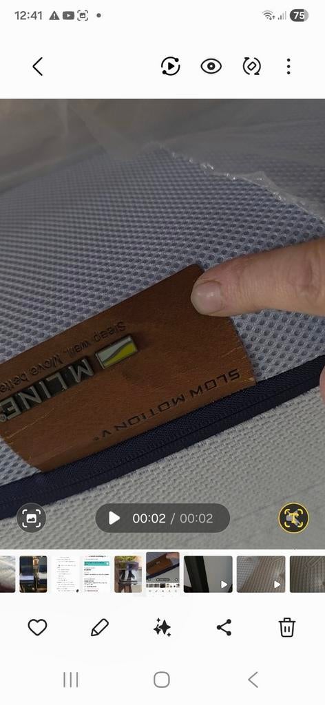 M LINE MATRAS, Ophalen of Verzenden