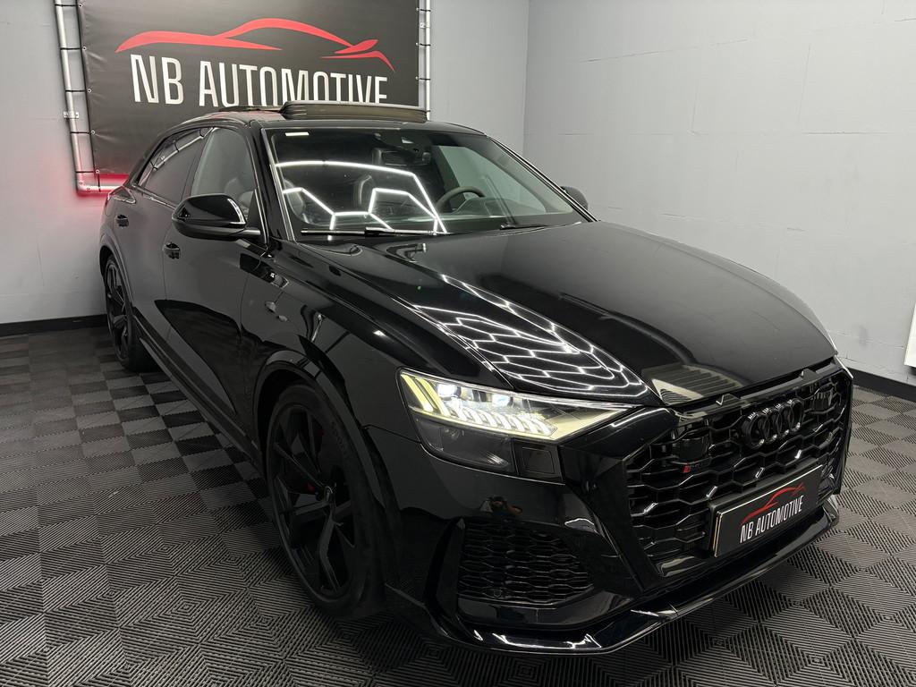 Audi RSQ8 4.0 TFSI quattro RS Seats Pano, Auto's, Audi, Gebruikt, 600 pk, Zwart, Leder