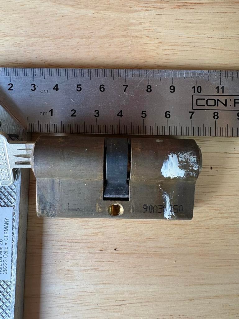 6 cilindersloten met certificaat en sleutels, Ophalen, Zo goed als nieuw, Overige materialen, Slot