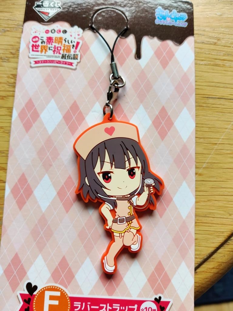 Konosuba Megumin nurse keychain anime figure, Ophalen of Verzenden, Nieuw, Knuffel of Figuurtje