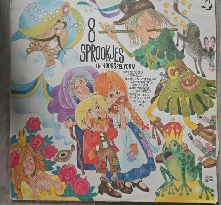 8 Sprookjes in Hoorspelvorm - Vintage LP, Ophalen of Verzenden