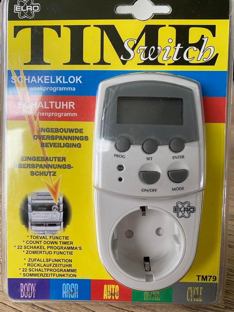 Nieuwe schakelklok !, Doe-het-zelf en Verbouw, Meetapparatuur, Ophalen of Verzenden, Nieuw