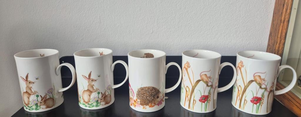 Dunoon fine bone china england porselein, Ophalen of Verzenden, Zo goed als nieuw, Porselein, Overige typen