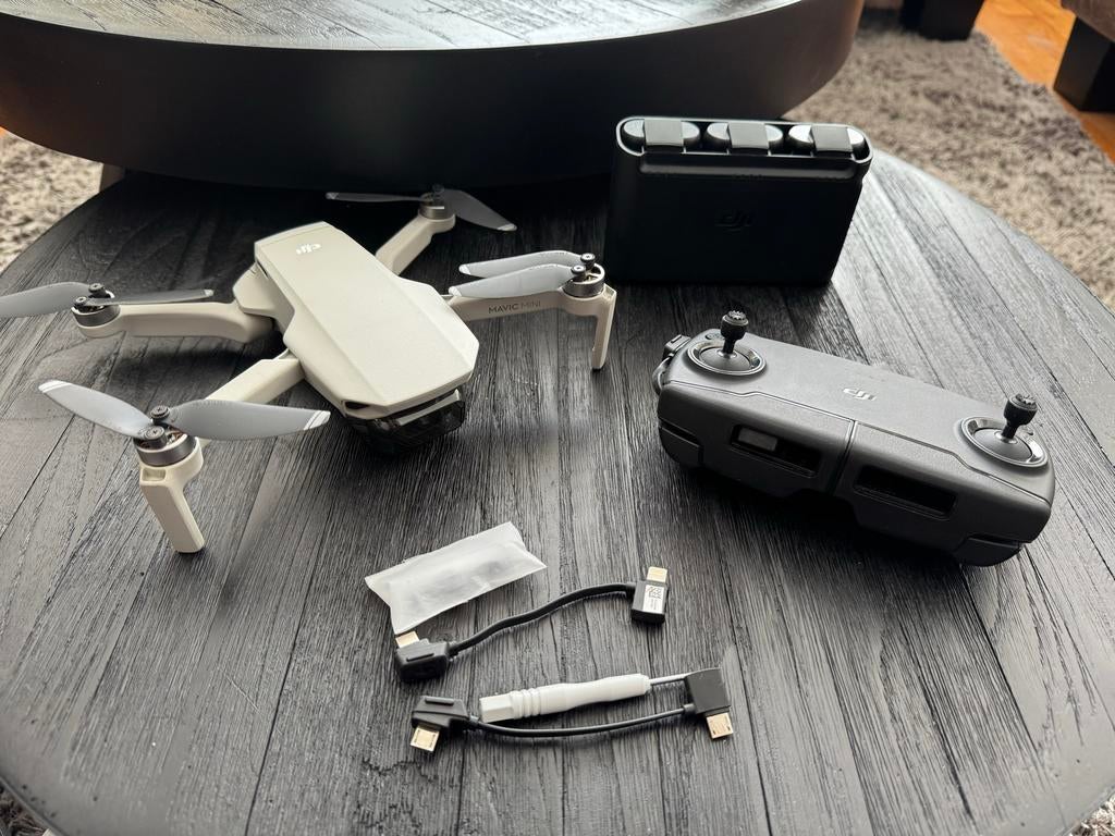 DJI Mavic Mini drone met controller, Gebruikt, Cameradrone, 1 tot 5 kilometer, Minder dan 250 gram