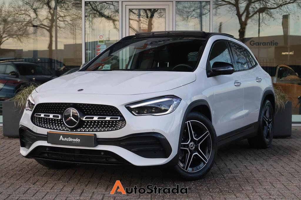 Mercedes GLA 200 AMG-Line 163pk | ACC | Pano | Keyless | Sfe, 4 cilinders, Met garantie (alle), SUV of Terreinwagen, 1332 cc