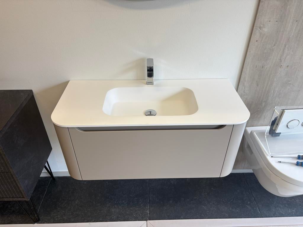 H&R Badmeubel 100cm Juice mat grijs, Huis en Inrichting, Badkamer | Badkamermeubels, H&r Badmeubelen, Wltradingnl@outlook.com