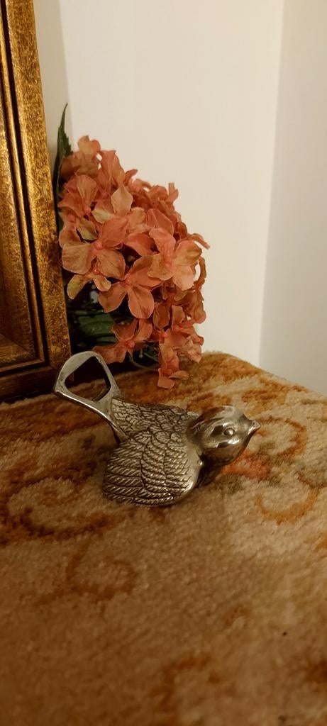 Mooie! Oude opener - flesopener vogeltje, Ophalen of Verzenden