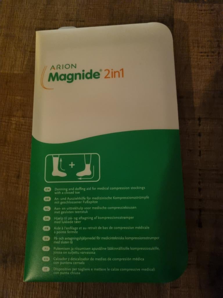 Aantrekhulp steunkousen met dichte teen, Ophalen, Nieuw