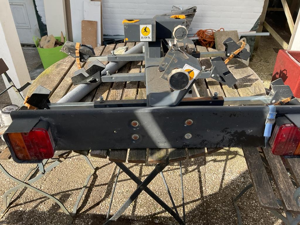 Hawk fietsendrager voor 3 fietsen, Auto diversen, Ophalen, 3 fietsen of meer, Gebruikt, Trekhaakdrager