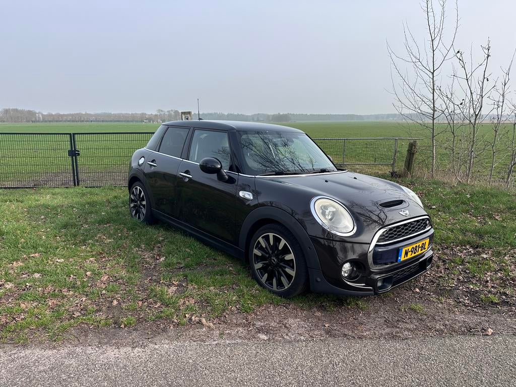 MINI Cooper S Automaat Sport Leder Flippers 5-deurs, Auto's, 1998 cc, USB, Zwart, Leder