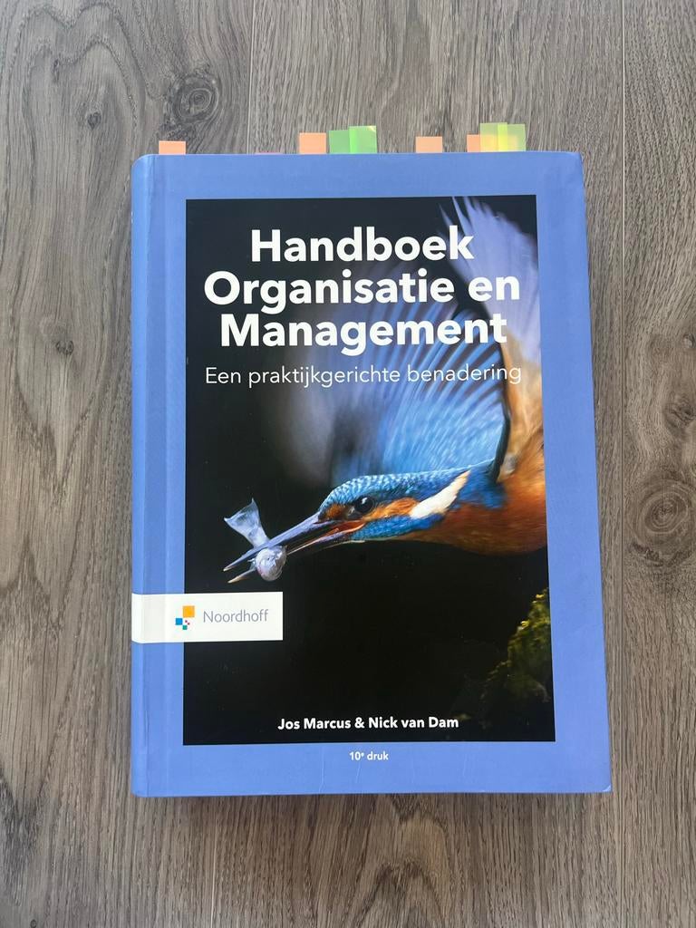 Handboek Organisatie en Management 10e druk, Boeken, Ophalen of Verzenden, Gamma, Nieuw, HBO