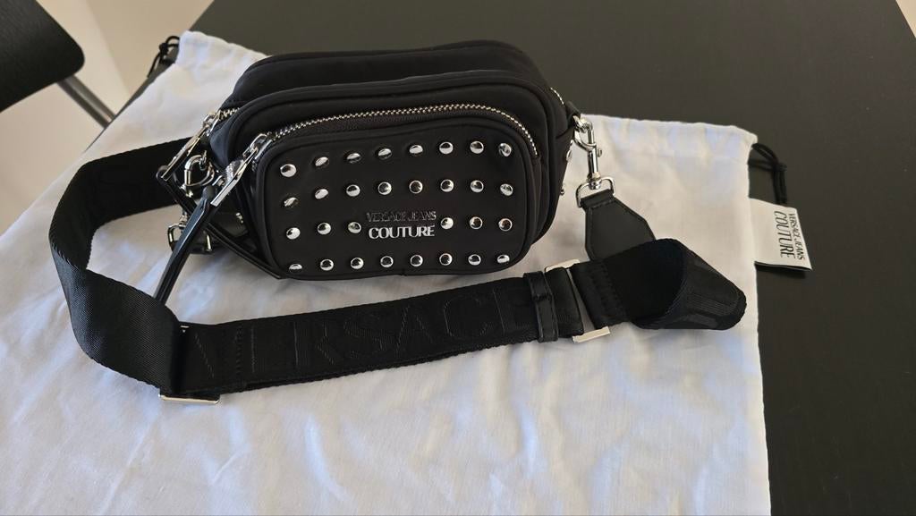 Versace Jeans Couture crossbody tas, Ophalen of Verzenden, Nieuw, Zwart, Schoudertasje