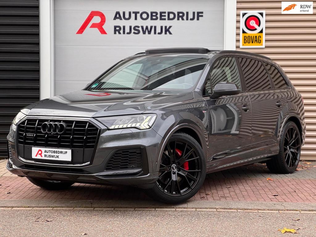 Audi Q7 55 TFSI quattro SQ7 RS zetels/Matrix/Lucht/Pano, Automaat, 12 maanden, Gebruikt, 2995 cc