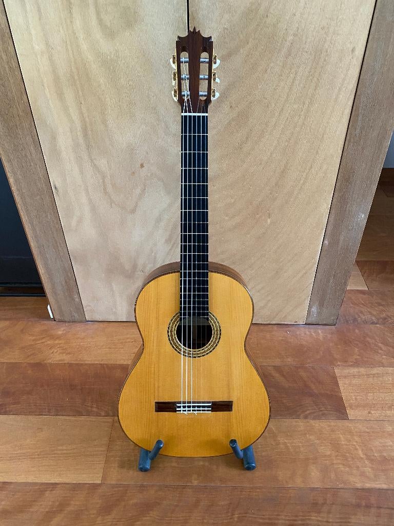 Salvador Castillo Concert Flamenco Gitaar, Ophalen of Verzenden, Zo goed als nieuw, Klassieke of Spaanse gitaar, Met koffer